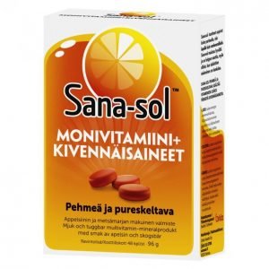 Sana-Sol Monivit&Kivaine 48kpl Pehmeä Pureskeltav