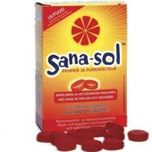 Sana-Sol Pehmeä Ja Pureskeltava Monivitamiini