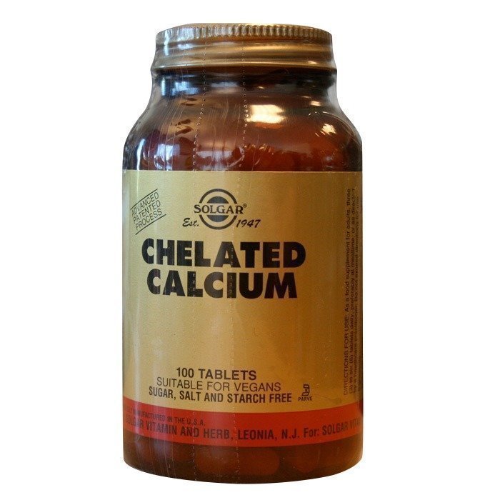 Solaray Kelatoidut kalsiumtabletit 550 mg 100 kpl