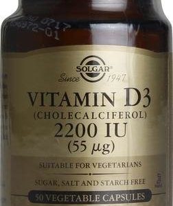 Solgar D3-Vitamiini 55 Mikrog Kasvissyöjille