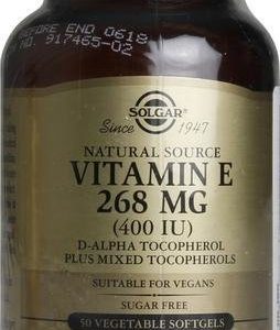 Solgar E-Vitamiini 268 Mg Vegaaninen