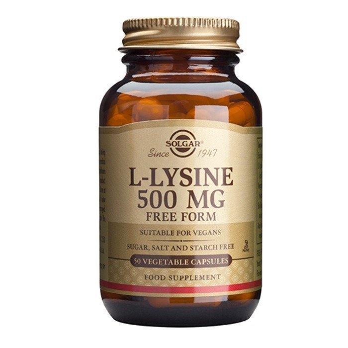 Solgar L-Lysine 500 mg 50 kapselia