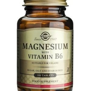 Solgar Magnesium + B6-Vitamiini