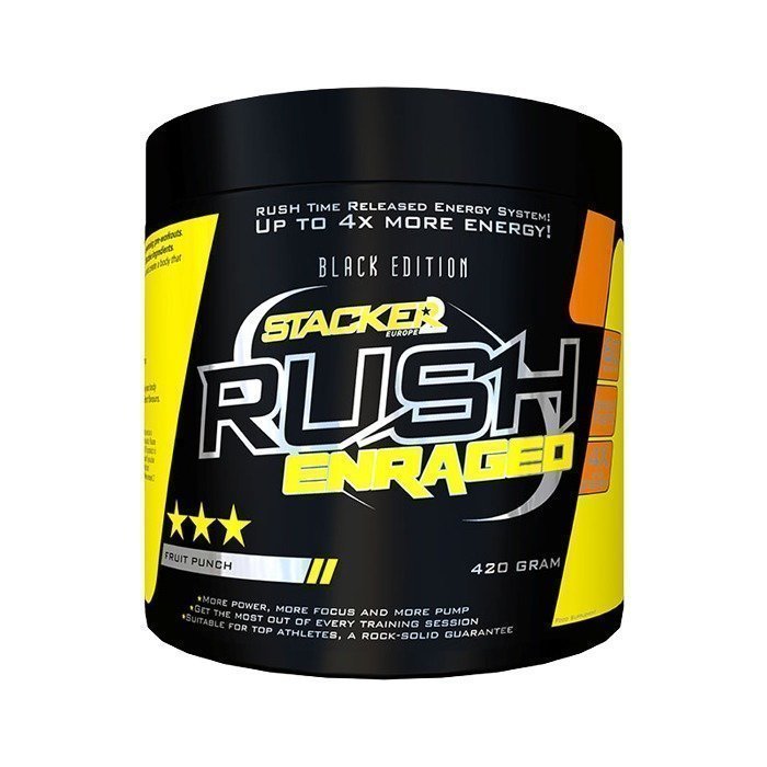 Stacker 2 Rush Enraged 30 servings Juicy Orange