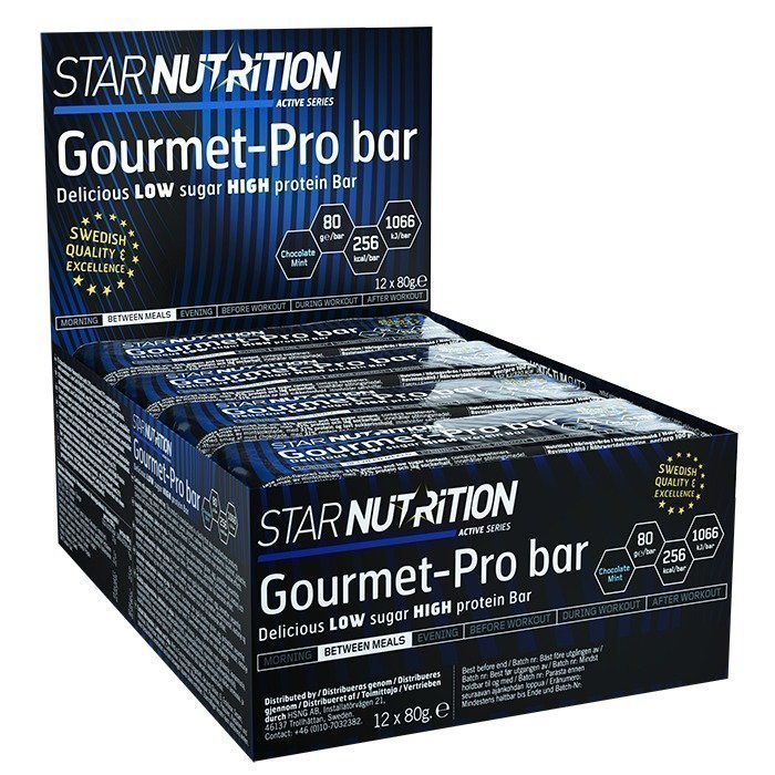 Star Nutrition 12 x Gourmet Pro bar 80 g