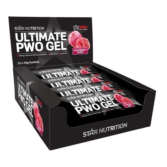 Star Nutrition 12 x Ultimate PWO Gel 50 g