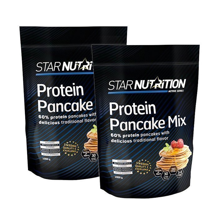 Star Nutrition 2 x Protein pancake mix 1 kg