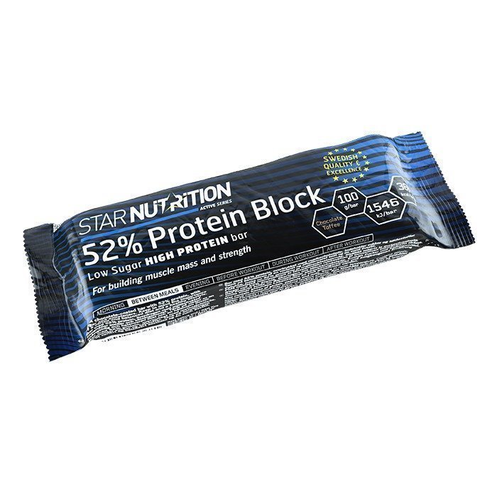 Star Nutrition 52% Protein Block 100 g Chocolate Toffee