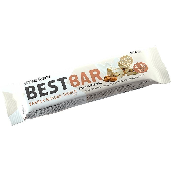 Star Nutrition Best Bar 60 g Vanilla Almond Crunch 12.1.2017