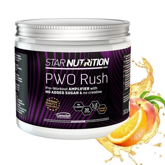 Star Nutrition PWO Rush 300 g Raspberry-Mango