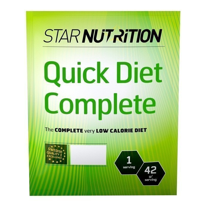 Star Nutrition Quick Diet Complete 1 Pussin Mansikka