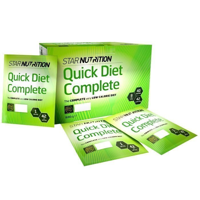 Star Nutrition Quick Diet Complete 40 pussia Mansikka