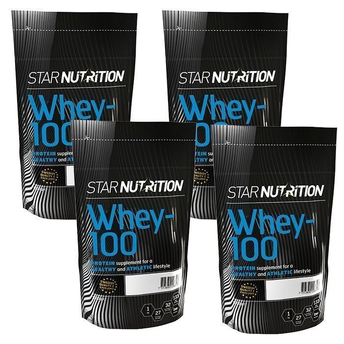 Star Nutrition Whey-100 Mix&Match 4x1kg