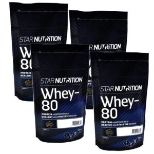 Star Nutrition Whey-80 Mix&Match 4x1kg