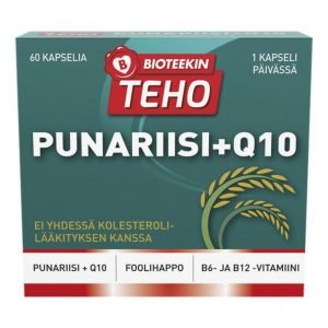 Suomen Bioteekin Teho Punariisi + Q10 60 Kpl