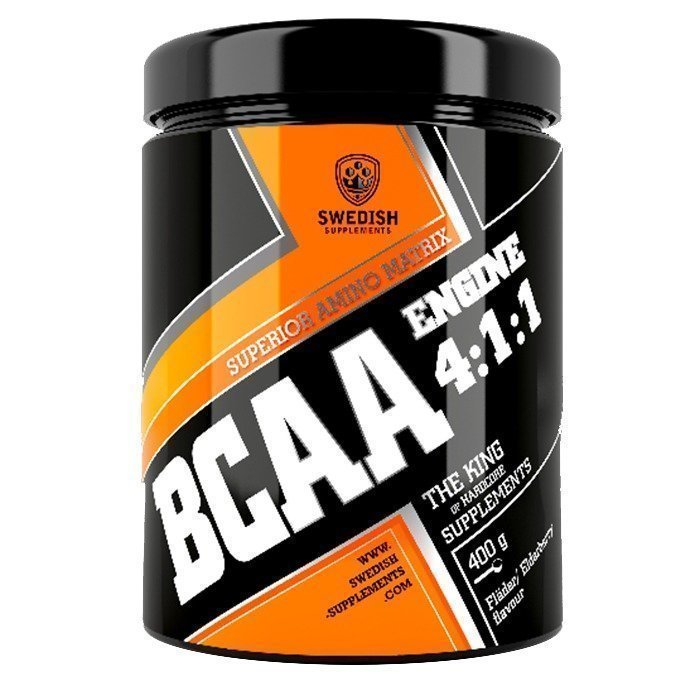 Swedish Supplements BCAA Engine 4:1:1 400 g Blue Raspberry