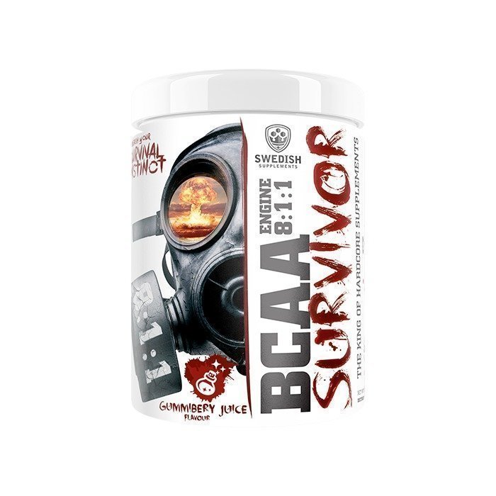 Swedish Supplements BCAA Survivor 400 g Gummiberry Juice