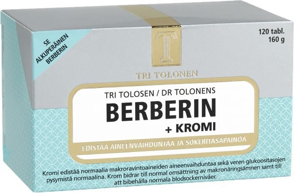 Tri Tolonen Tri Tolosen Berberin + Kromi 120tab