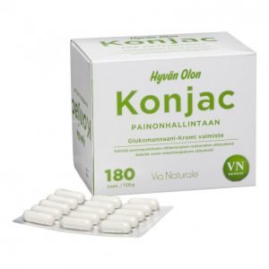 Via Naturale Konjac 180kpl Hyvän Olon