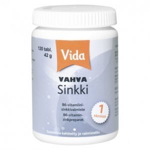 Vida B6-Vitamiini + Sinkki 120kpl Vahva