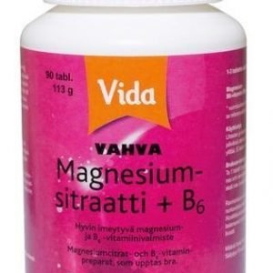 Vida Vahva Magnesiumsitraatti + B6