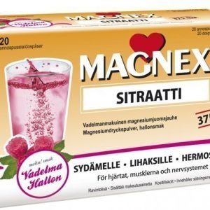 Vitabalans Magnex Sitraatti 375mg juomajauhe