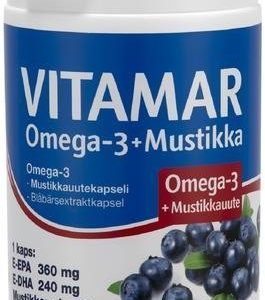 Vitamar Omega-3 + Mustikka