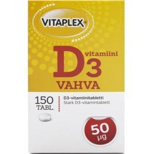 Vitaplex 50 Ug D3-Vitamiini 150 Tablettia