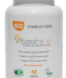 Vitashine D3 2500 Iu Imeskelytabletti