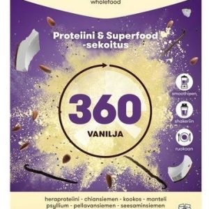 Voimaruoka 360 Wholefood Vanilja