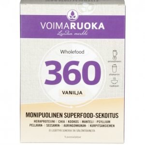 Voimaruoka 360 Wholefood Vanilja 5 X 50 G