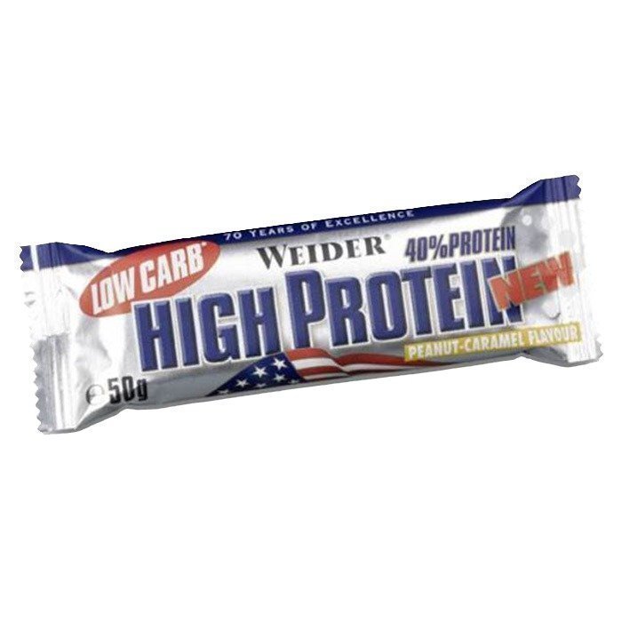 Weider Low Carb High Protein Bar 50 g Peanut Caramel