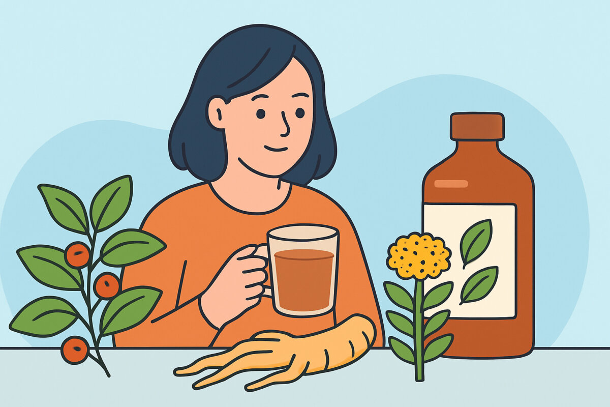 Adaptogeeniset yrtit – ashwagandha, rhodiola ja ginseng
