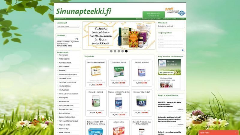 Sinunapteekki.fi - Luontaistuotekauppa24.fi