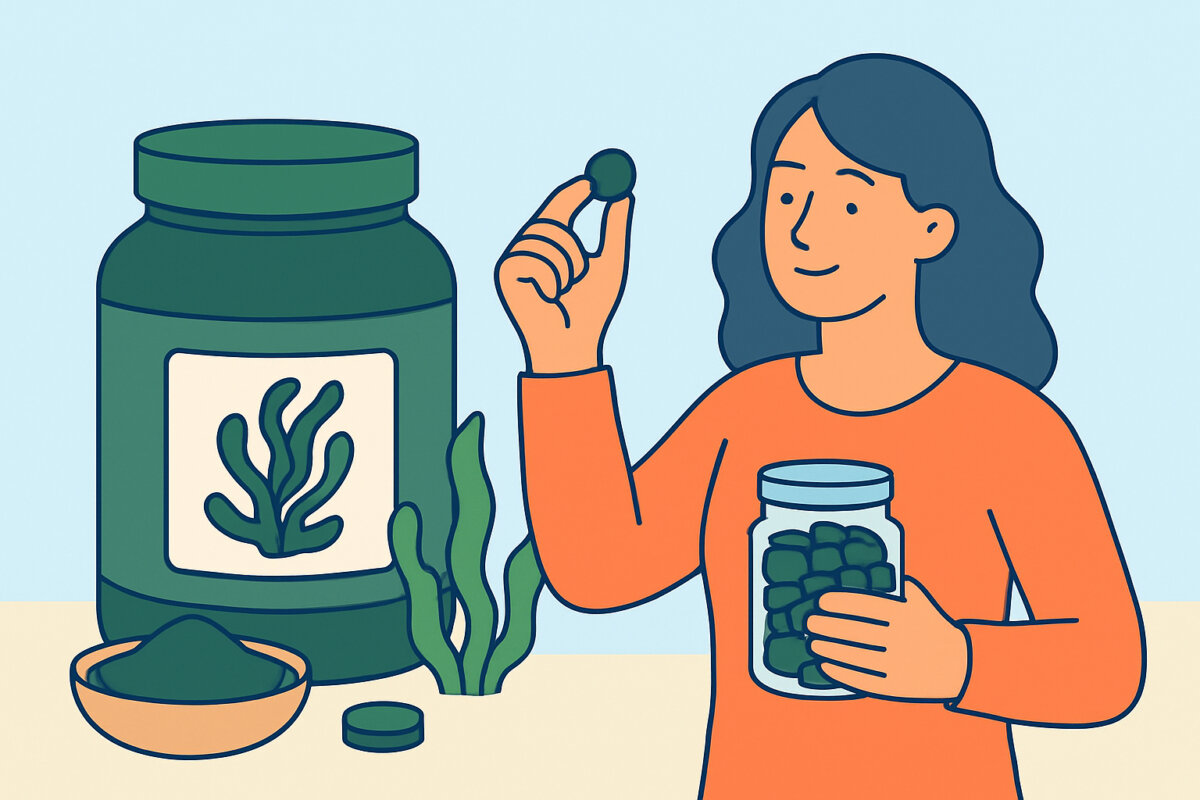 Spirulina ja chlorella – levävalmisteet ravintolisinä